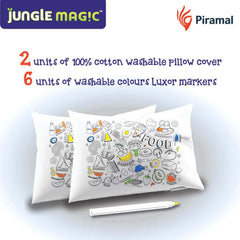 Jungle Magic Doodle Artz Series | Pillow Cover