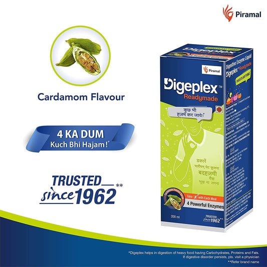 Digeplex Readymade Liquid | Cardamom Flavor -200ml