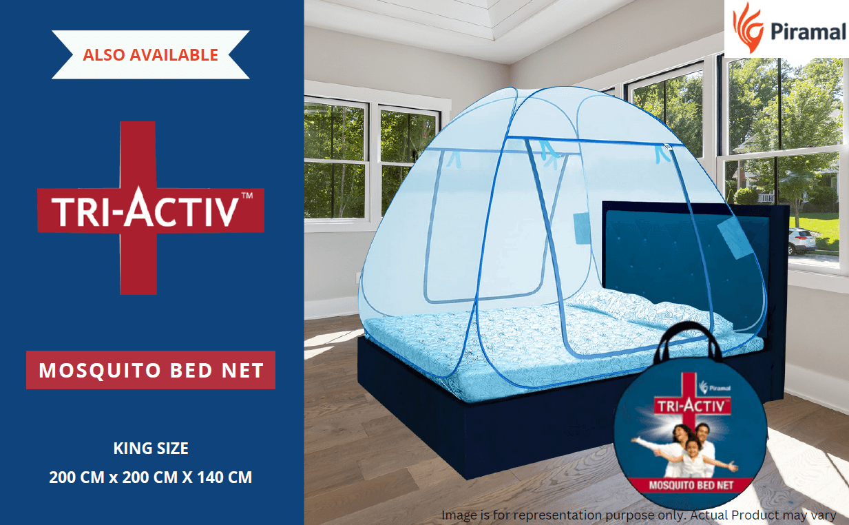 Triactiv mosquito bed net