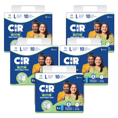 CIR Classic Adult Diaper Pants Style | Adult Diapers | 8 hour Absorption Protection | Unisex with Odour Control & Cotton Soft Feel