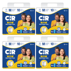 CIR Classic Adult Diaper Pants Style | Adult Diapers | 8 hour Absorption Protection | Unisex with Odour Control & Cotton Soft Feel