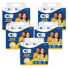 CIR Classic Adult Diaper Pants Style | Adult Diapers | 8 hour Absorption Protection | Unisex with Odour Control & Cotton Soft Feel