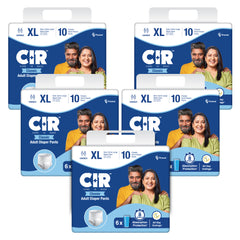 CIR Classic Adult Diaper Pants Style | Adult Diapers | 8 hour Absorption Protection | Unisex with Odour Control & Cotton Soft Feel