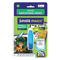 Jungle Magic Doodle Waterz | Reusable Water Colouring Book for Children
