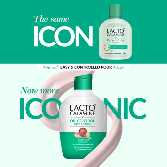 Lacto Calamine Face Lotion | Daily Moisturizer For Face - Combination To Normal Skin | Kaolin Clay & Aloe Vera | Fights Pimples, Darkspots & Blackheads | Body Lotion | 120ml