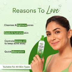 Lacto Calamine Face Toner With Cucumber | Deep Pore Cleansing | Open Pores Tightening with Green Tea & Niacinamide For Cool & Hydrated Skin | No Sulphate, No Alcohol, No Parabens | 120ml