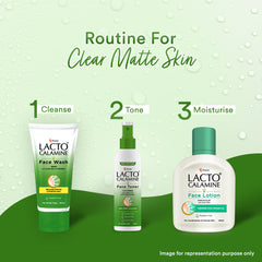 Lacto Calamine Face Toner With Cucumber | Deep Pore Cleansing | Open Pores Tightening with Green Tea & Niacinamide For Cool & Hydrated Skin | No Sulphate, No Alcohol, No Parabens | 120ml