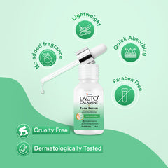 Lacto Calamine 2% Salicylic Acid Serum | Face Serum For Acne, Blackheads, Oil control & Open Pores | Serum For Clear Skin | Dermatologically Tested & Fragrance Free | 30ml