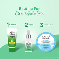 Lacto Calamine 2% Salicylic Acid Serum | Face Serum For Acne, Blackheads, Oil control & Open Pores | Serum For Clear Skin | Dermatologically Tested & Fragrance Free | 30ml