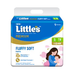 Little's Comfy Baby Pants | Baby Diaper | Cotton Soft Pants