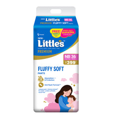 Little's Baby Diaper Pants Style | Pack of 1 | Fluffy Soft Baby Diapers | Fluffy Soft Belt | 12 Hours Absorption | Anti-Rash Formula | ADL Technology | Wetness Indicator | Leakage Guard | No Nasties