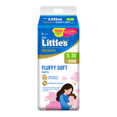 Little's Baby Diaper Pants Style | Pack of 1 | Fluffy Soft Baby Diapers | Fluffy Soft Belt | 12 Hours Absorption | Anti-Rash Formula | ADL Technology | Wetness Indicator | Leakage Guard | No Nasties
