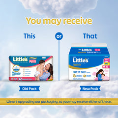 Little's Comfy Baby Diaper Pants - Premium | Baby Diapers with 12 hours Absorption & Wetness Indicators