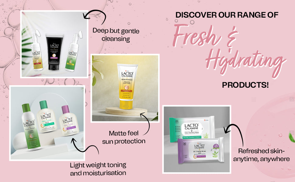 Lacto Calamine Skin Care products