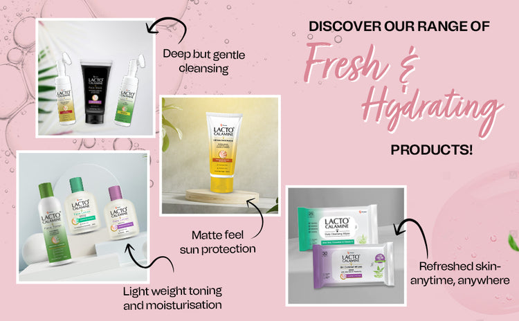 Lacto Calamine Skin Care products