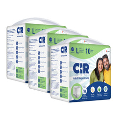 CIR Adult Diaper Pants Unisex With Wetness Indicator I Odour Control | Enriched with Aloe Vera to avoid skin irritation and rashes- (M, L & XL)