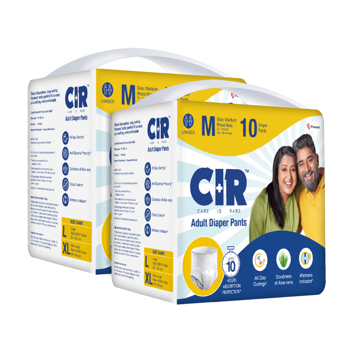 CIR diaper pants 2 packs M