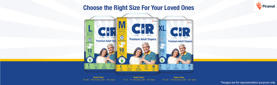 Buy CIR Premium Adult Tape Diapers Online - Wellify