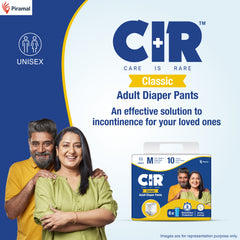 CIR Classic Adult Diaper Pants Style | Adult Diapers | 8 hour Absorption Protection | Unisex with Odour Control & Cotton Soft Feel