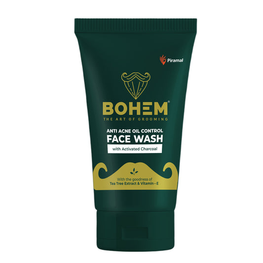 Anti Acne Oil Control Facewash | Activated Charcoal | Bohem