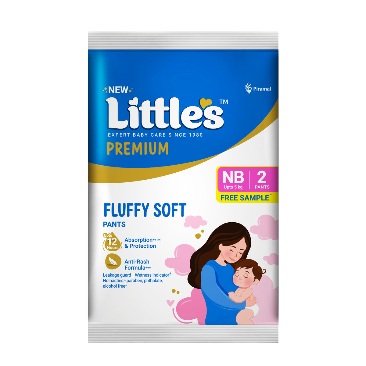 Little's Baby Diaper Pants Style | Free Sample Pack of 2