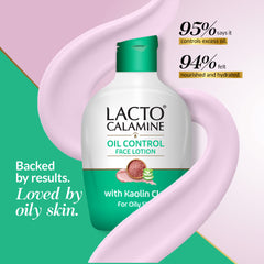 Lacto Calamine Face Lotion | Daily Moisturizer For Face - Combination To Normal Skin | Kaolin Clay & Aloe Vera | Fights Pimples, Darkspots & Blackheads | Body Lotion | 120ml