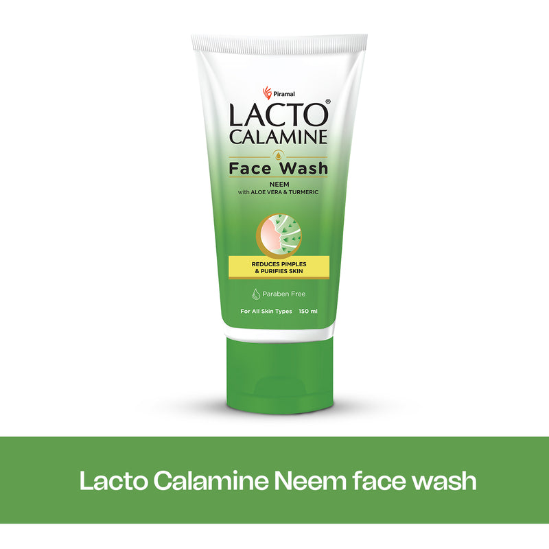 Lacto Calamine Facewash Contains Neem, Aloe Vera & Turmeric | 150ml