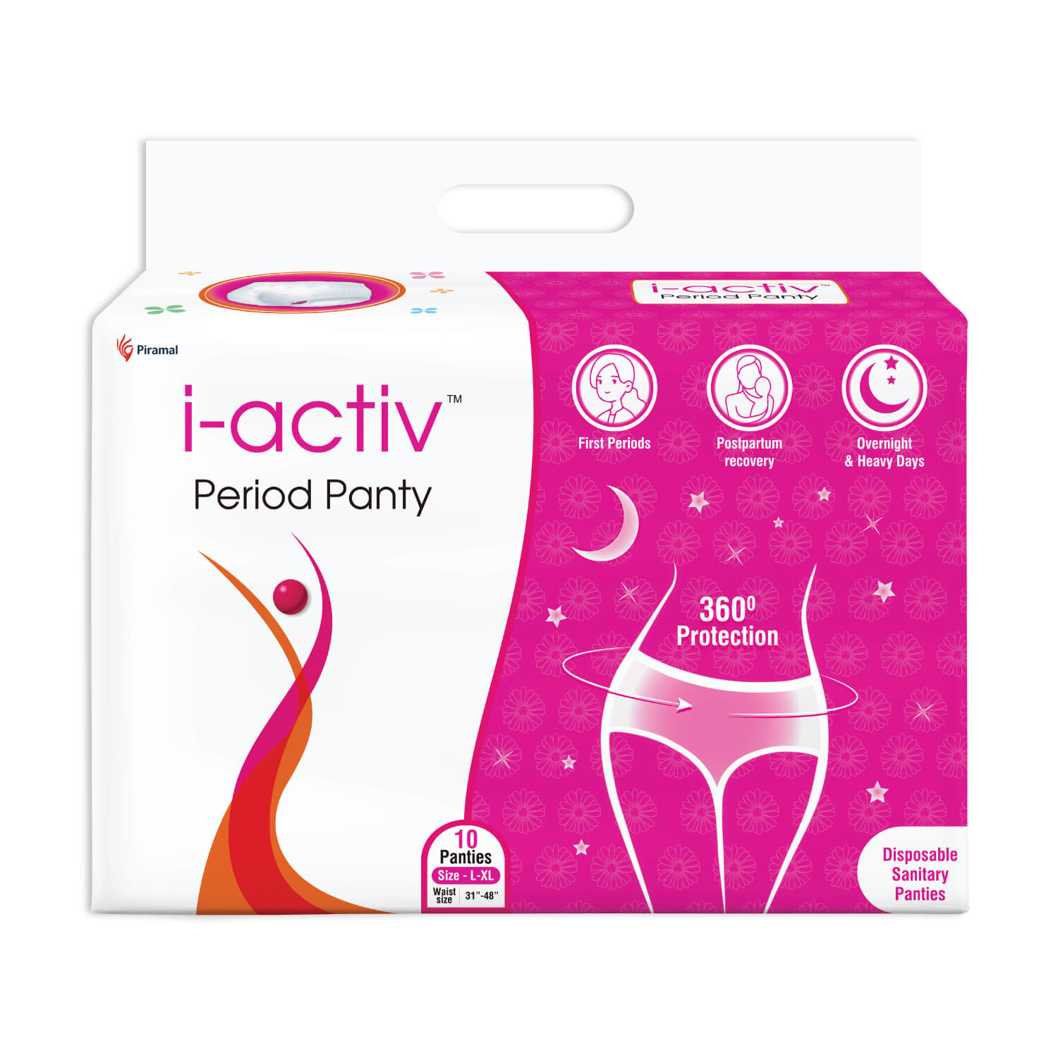 SPONGY HUB Disposable Panties with Pad Specially Designed for Periods and  Post Maternity (Pack of 20) Size M Sanitary Pad, Buy Women Hygiene  products online in India