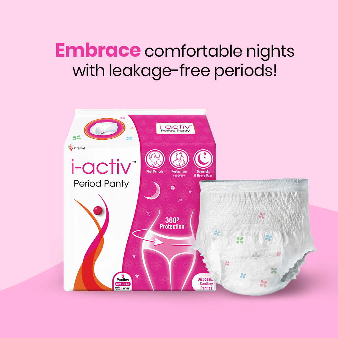 i activ Period Panty Disposable Size 31 to 48 Wellify