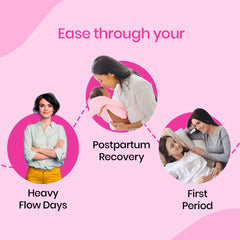 i activ Period Panty for Girls & Women | XL-XXL| 10's Pack | Disposable Period Panties for Women for Heavy Flow Periods | Maternity Pads after Delivery | 360 Degree Protection| Waist Size - 33" to 58"