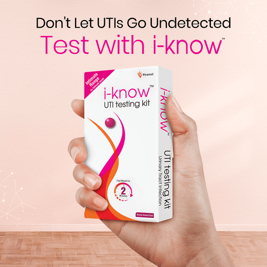 i-know UTI testing kit | 3 test strips | Home based urine test | Result in 2mins | Test for Urinary Tract Infection|  Detects Le & Ni in Urine