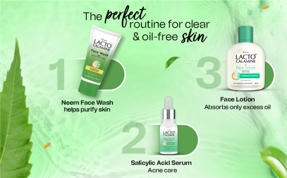 routine for clear and oil free skin