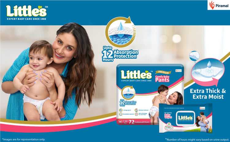 Little's baby pants and baby wipes