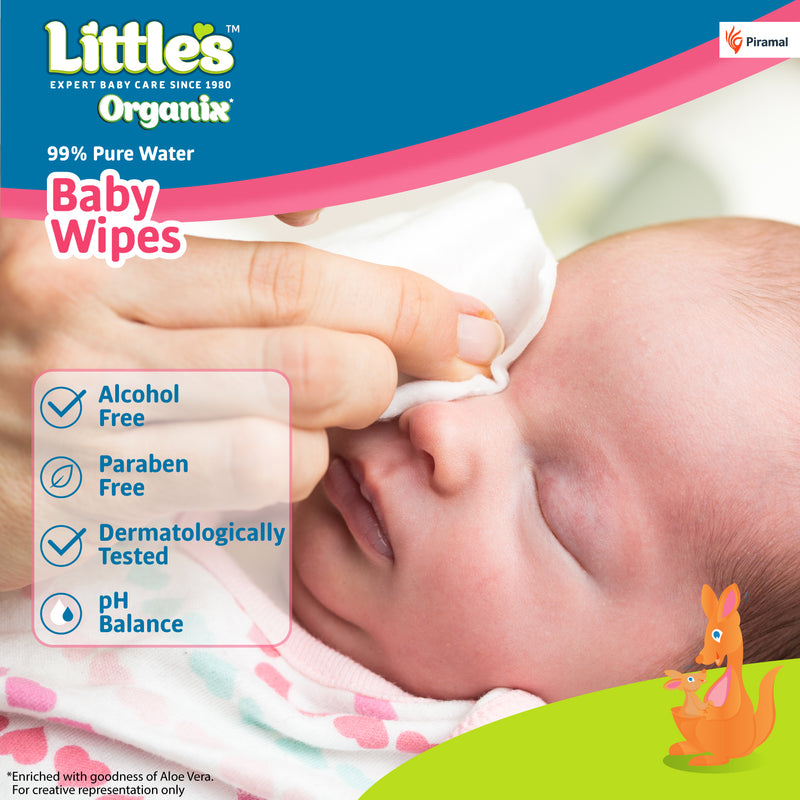 Little's Organix 99% Pure Water Baby Wipes