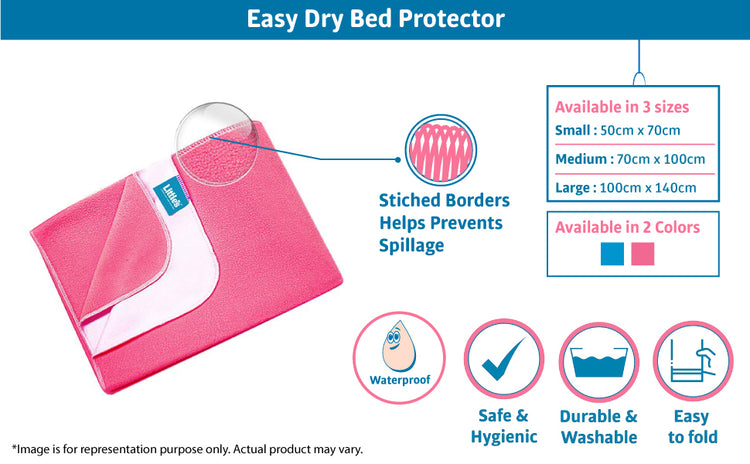 Easy dry bed protector