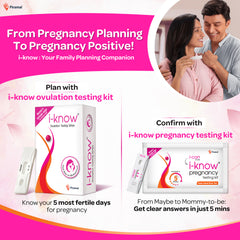 i-know Ovulation Testing Strips & i-know Pregnancy Testing Kit Combo