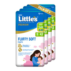 Little's Comfy Baby Diaper Pants - Premium | Baby Diapers with 12 hours Absorption & Wetness Indicators