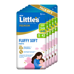 Little's Comfy Baby Diaper Pants - Premium | Baby Diapers with 12 hours Absorption & Wetness Indicators