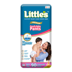 Little's Comfy Baby Pants | Baby Diaper | Cotton Soft Pants