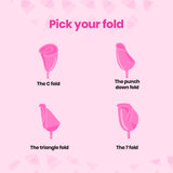 i-activ Menstrual Cup for Women | Rash-Free, Leak-Free & Ultra soft Cup with Pouch