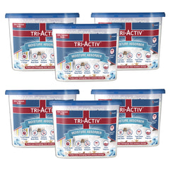 Tri-Activ Moisture Absorbers | Dehumidifier For Wardrobe, Closet, Shoe Rack | Absorption Capacity upto 600ml Each I Prevent Mould & Fungus, Allergens & Eliminate Odour
