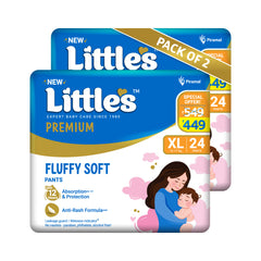 Little's Comfy Baby Diaper Pants - Premium | Baby Diapers with 12 hours Absorption & Wetness Indicators