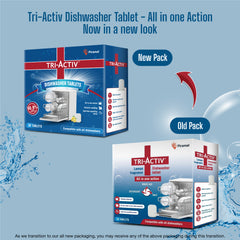 Tri-Activ All-in-One Dishwasher Tablet by Piramal I 30 Units