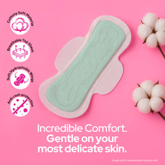 I activ Ultra Thin Sanitary Pads for Women XXL | Anti-Rash Anti-Bacterial Cottony Soft Sanitary Napkins | No Nasties | Upto 12 Hours Heavy Flow Leak Protection | Soft Hydrophobic Wings