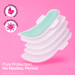 I activ Ultra Thin Sanitary Pads for Women XXL | Anti-Rash Anti-Bacterial Cottony Soft Sanitary Napkins | No Nasties | Upto 12 Hours Heavy Flow Leak Protection | Soft Hydrophobic Wings