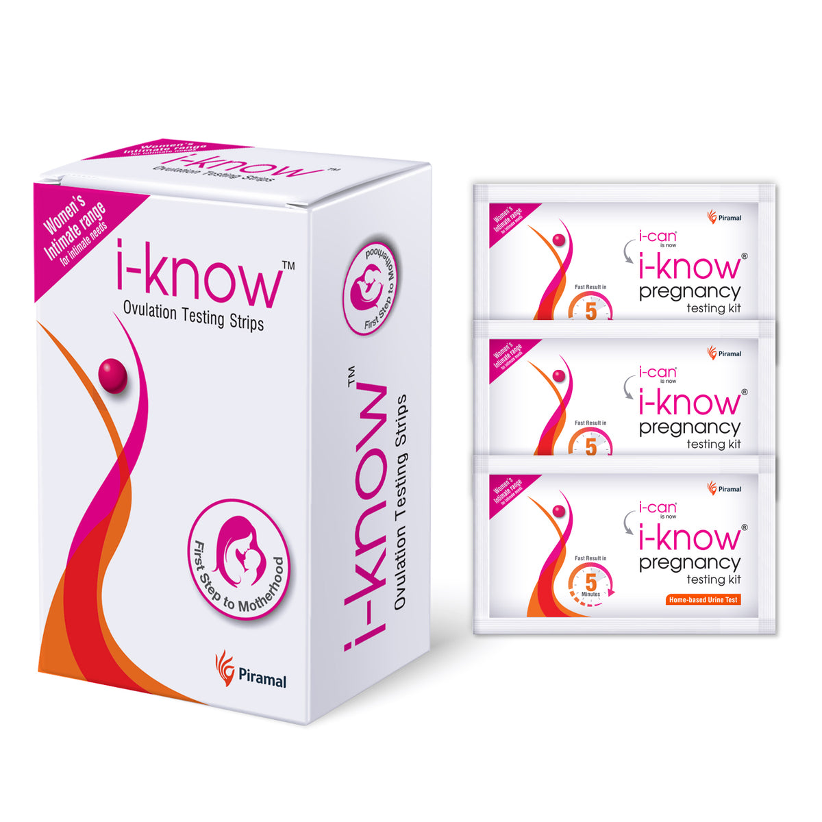 i-know Ovulation Testing Strips & i-know Pregnancy Testing Kit Combo
