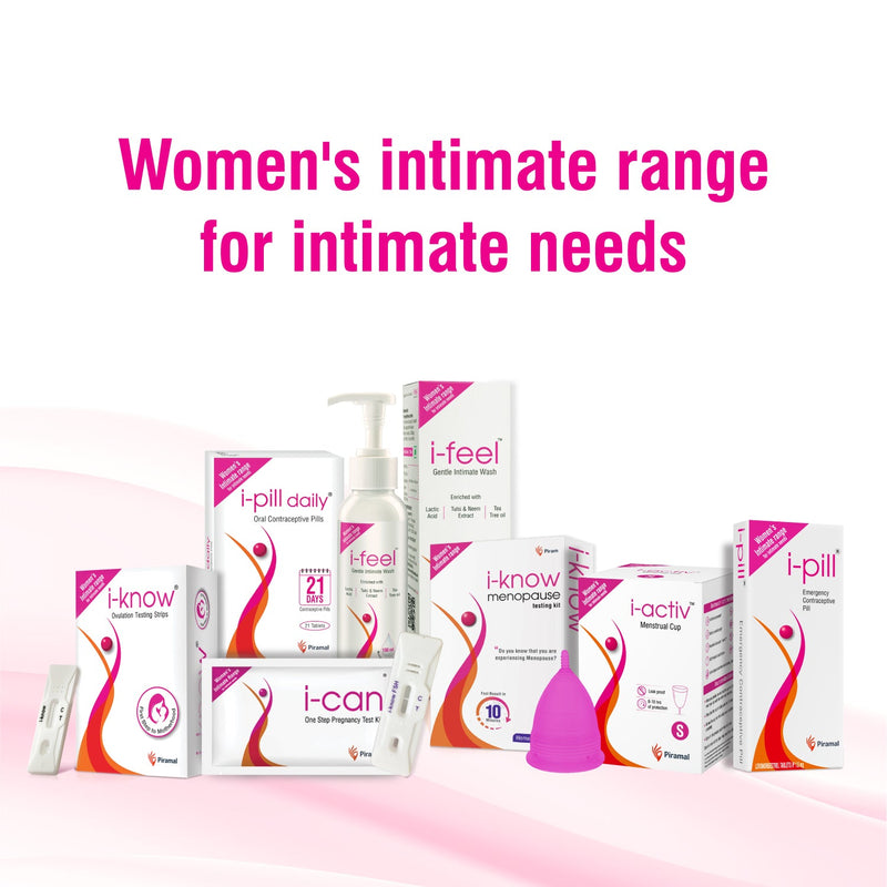 i-feel Gentle Intimate Wash | Contains Tea-Tree Oil, Neem, Tulsi & Aloevera Extracts, 100ml Buy 1 Get 1 Free