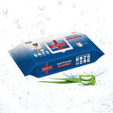Tri-Activ Multipurpose Germ Protection Wipes | For Skin and Multisurfaces-80s wipes