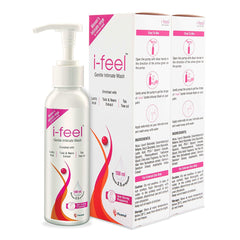 i-feel Gentle Intimate Wash | Contains Tea-Tree Oil, Neem, Tulsi & Aloevera Extracts, 100ml