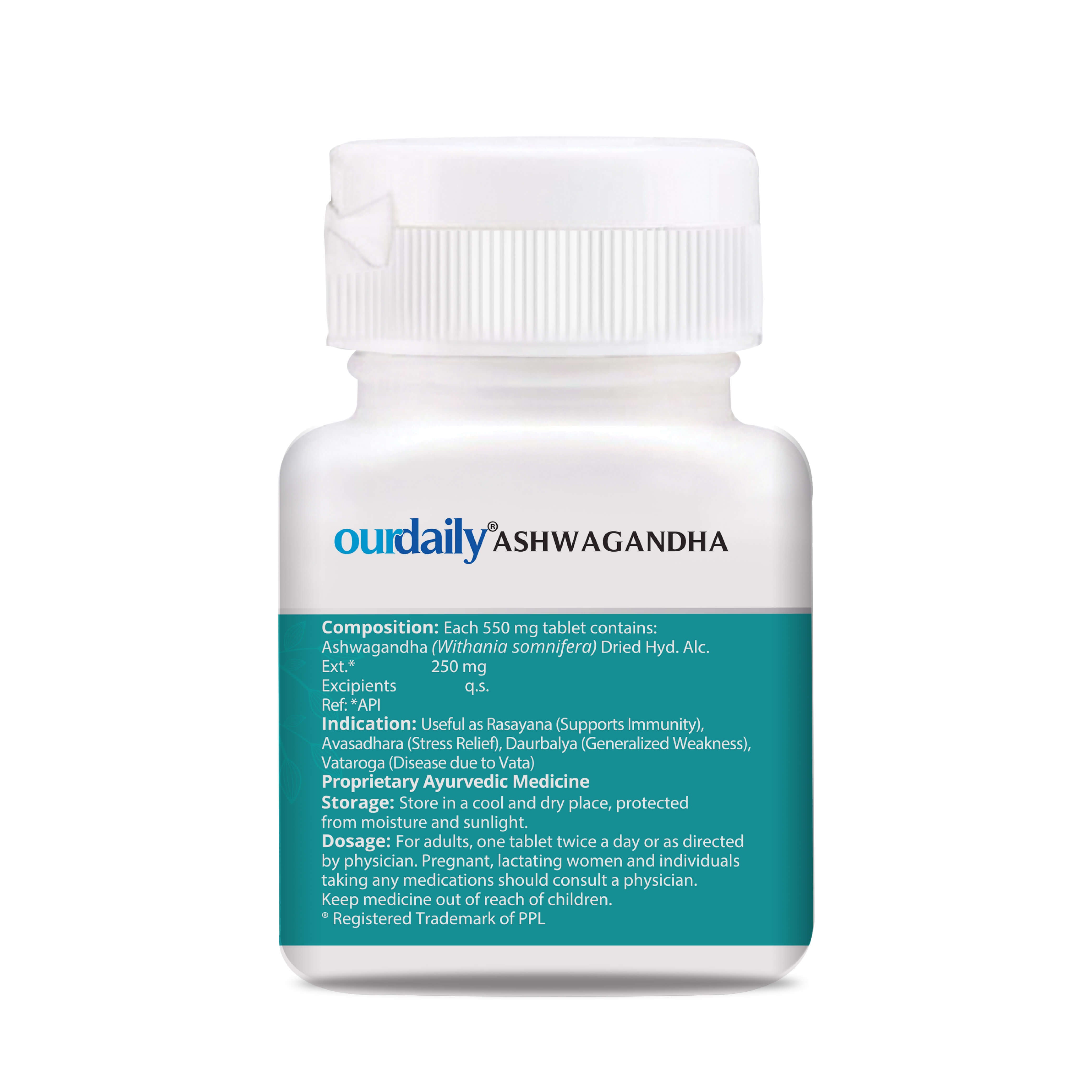 Ourdaily Ashwagandha Tablets